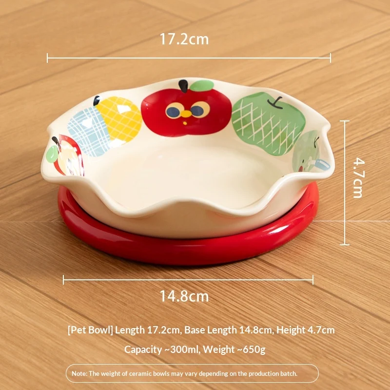 Cute Cartoon Pet Ceramic Bowl