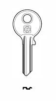 Nickel Plated Steel Cylinder Key – Model CE4
