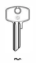 Nickel Plated Steel Upper Cylinder Key – Model DM14