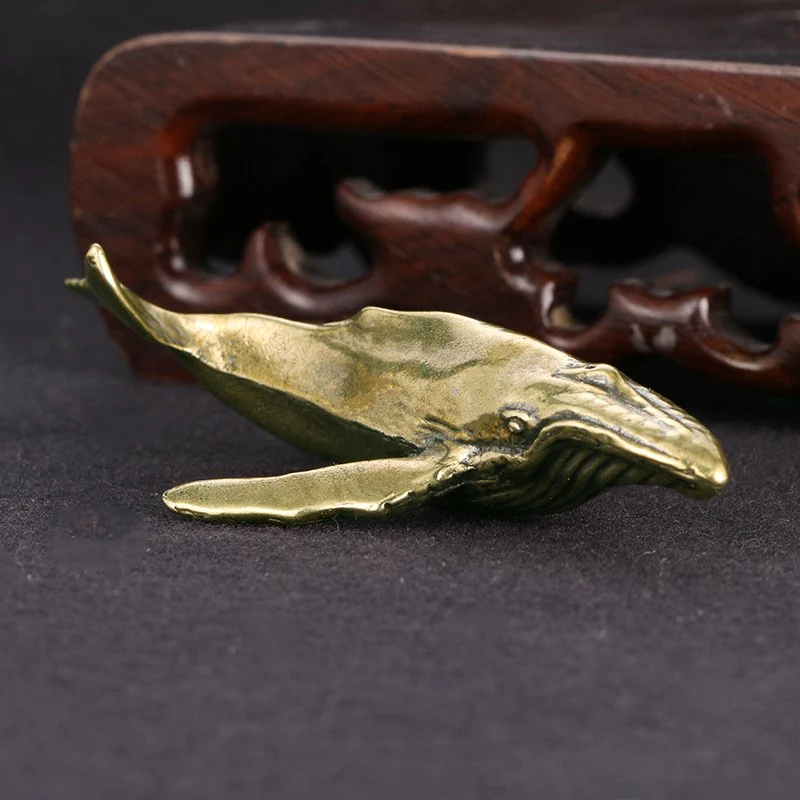 Decorative Brass Whale