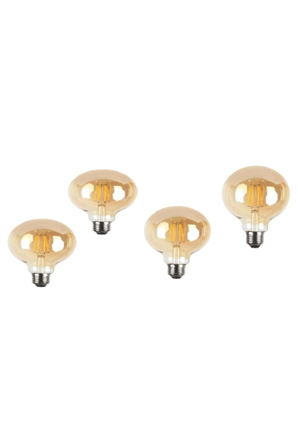 4‑Watt Rustic LED Filament Bulb – Decorative Design (Pack of 4)