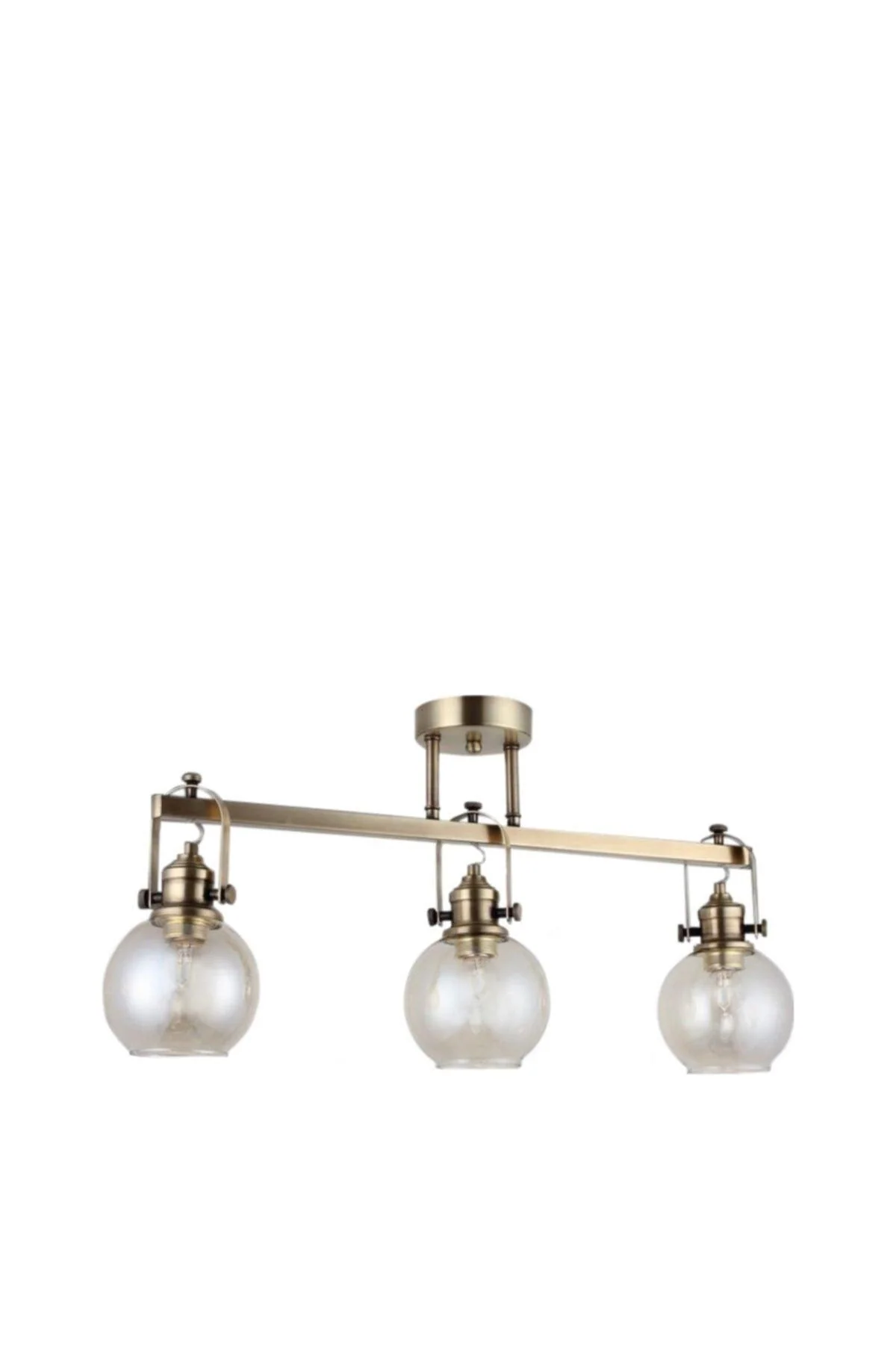 Metal triple pendant chandelier for modern interiors