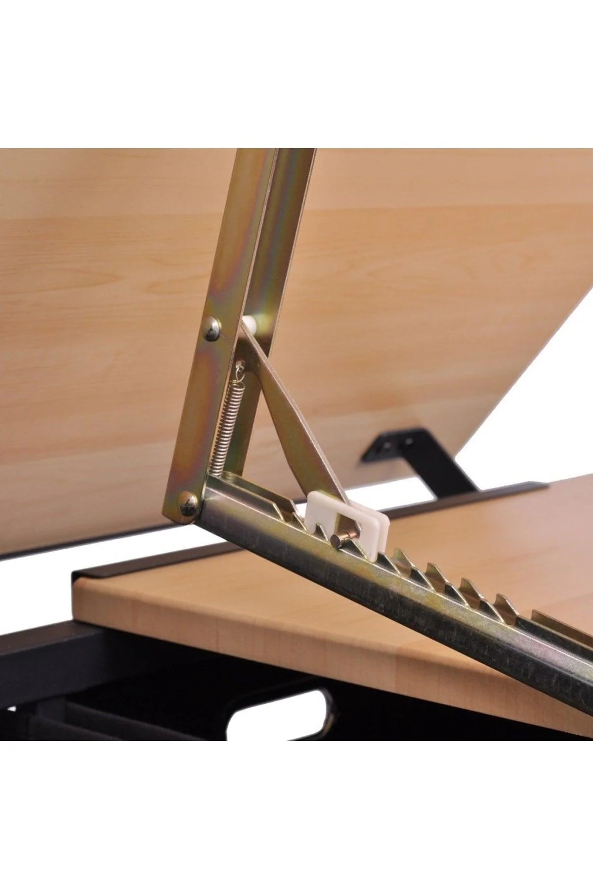 Adjustable design drawing desk with stool and storage