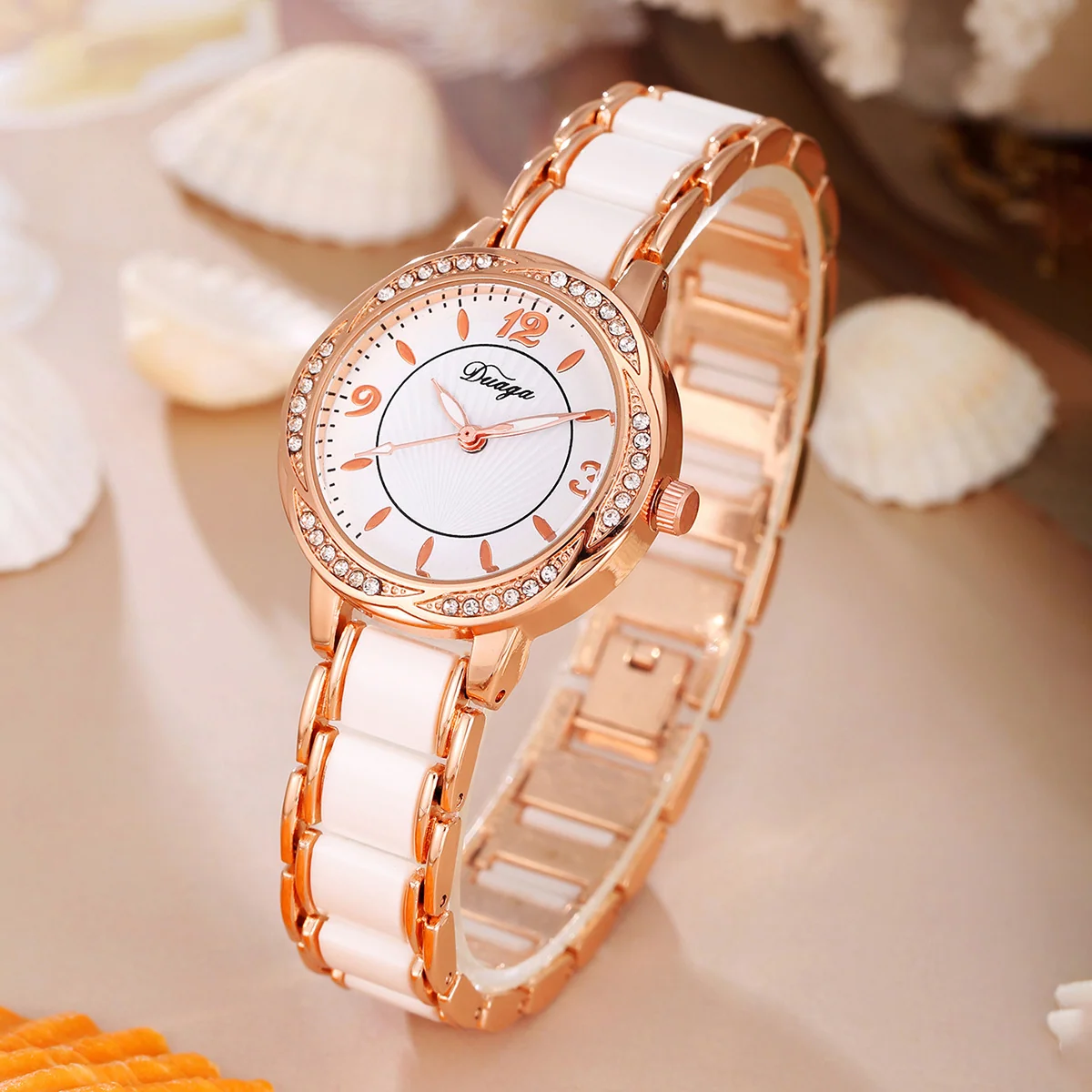 Diamond Quartz Watch