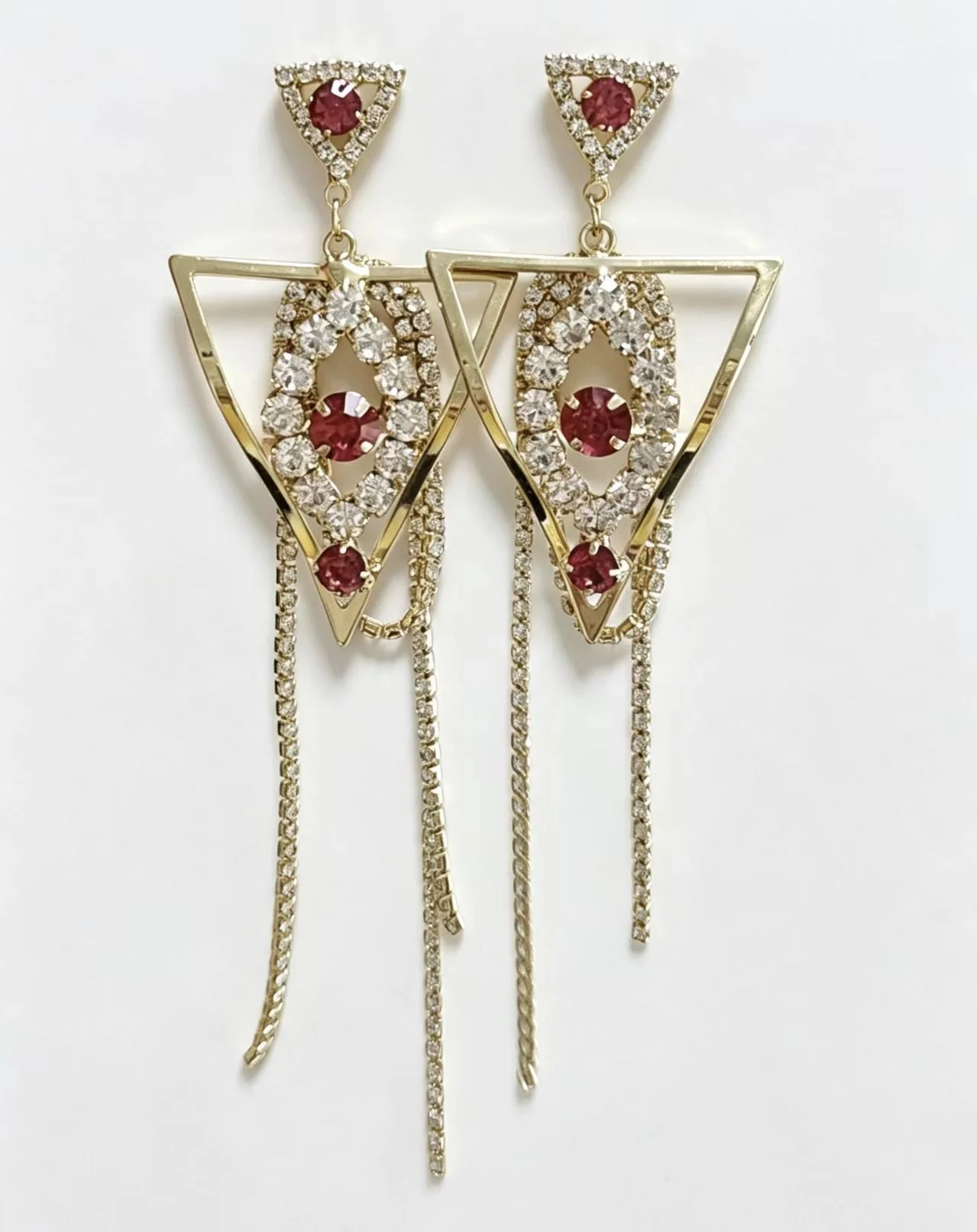 Diamond Tassel Earrings