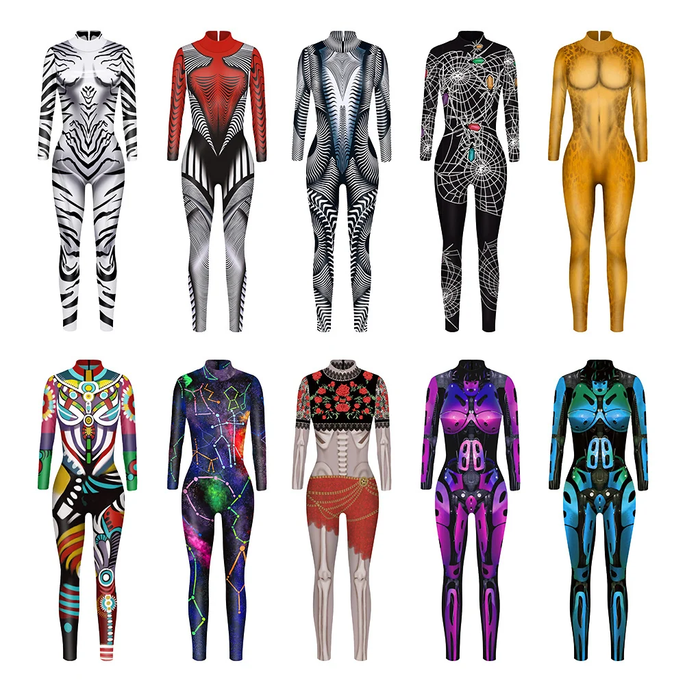 Digital print jumpsuit