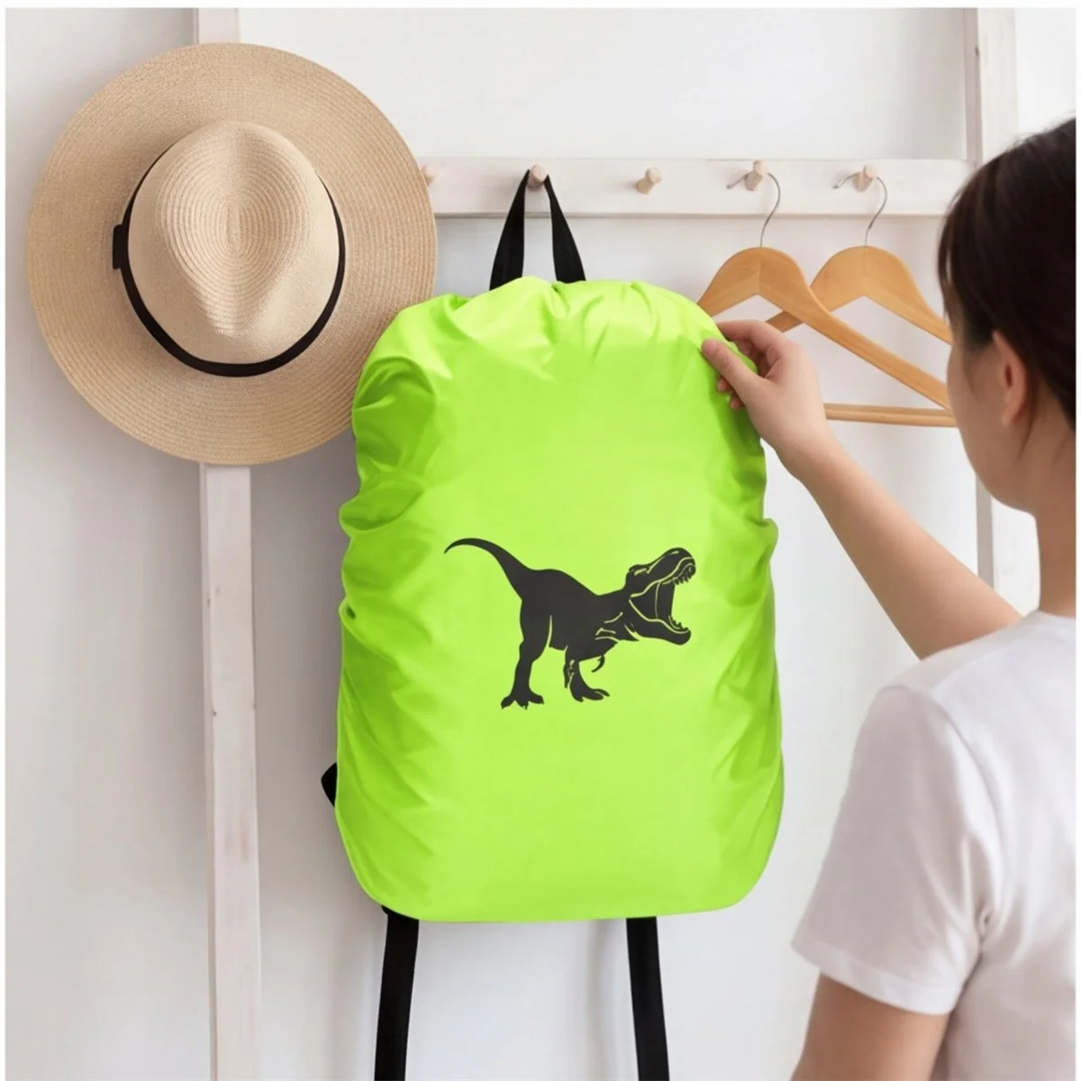 Dino Backpack Cover - Weather-Proof Party Accessory Set