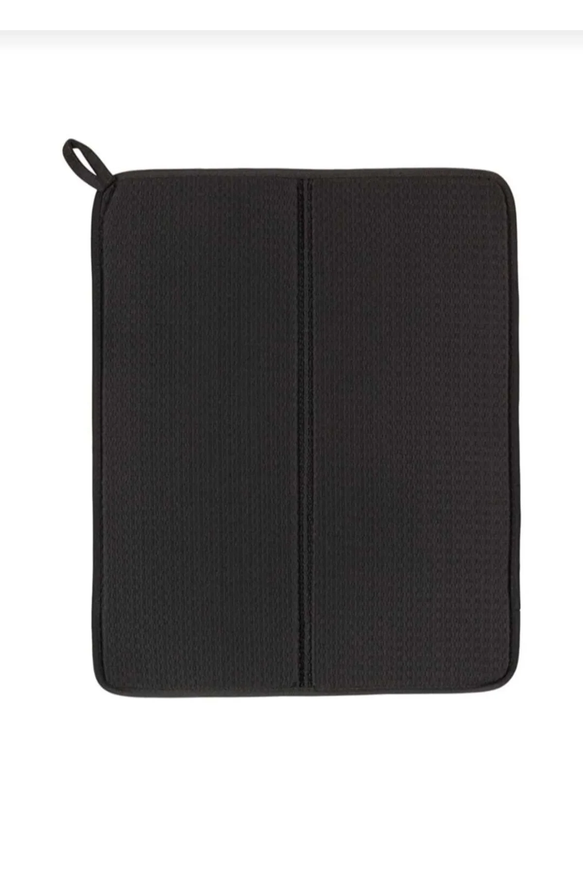 Dark gray silicone dish drying mat