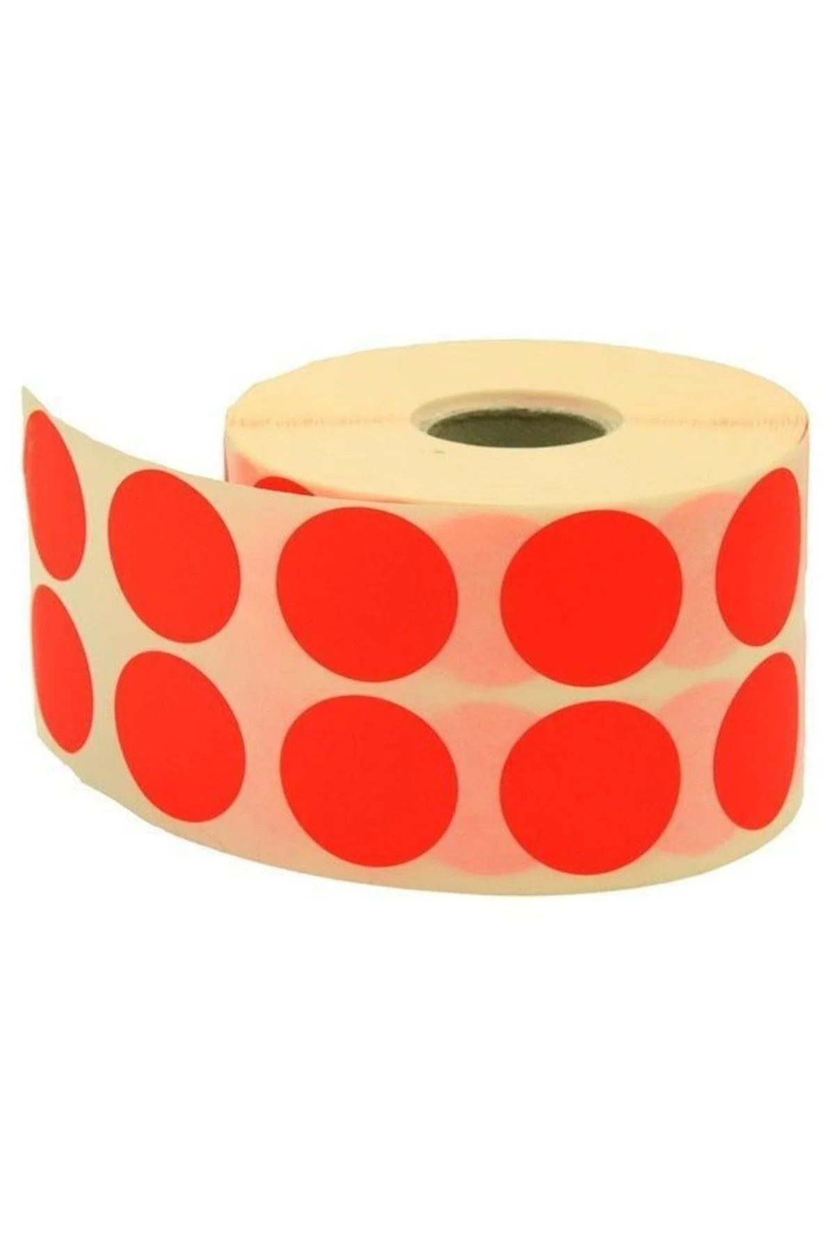 Red Dot Labels 25 mm Diameter - 2500 Labels per Roll