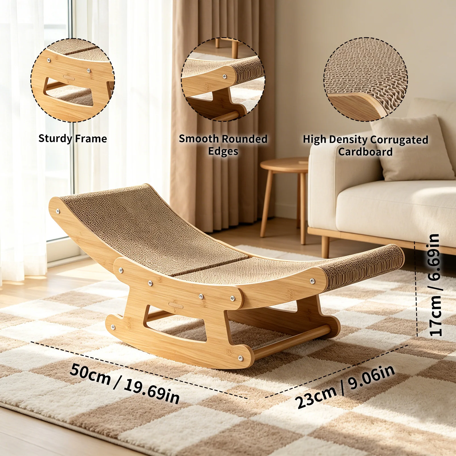 Double Duty Cat Rocker Scratcher