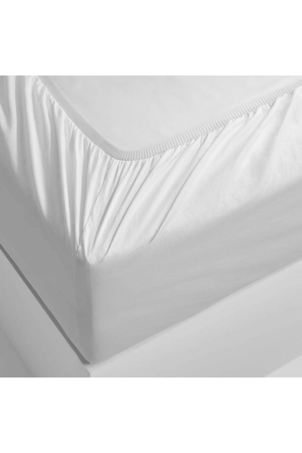 Oversized elastic combed cotton bed sheet set for double beds