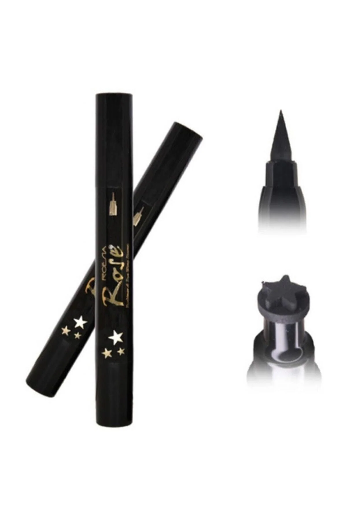 Double-Ended Star Shape Eyeliner with Water-Resistant Fine Tip