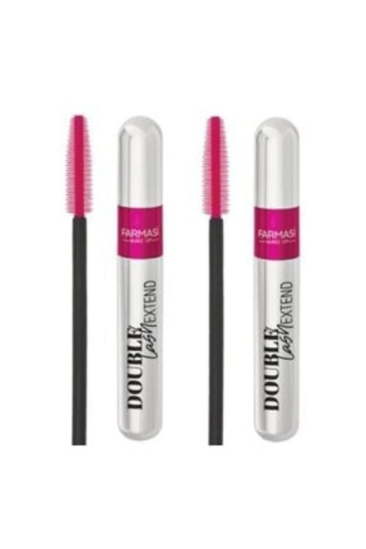 Dual‑Brush Double Effect Mascara – Set of 2 (12 ml each)