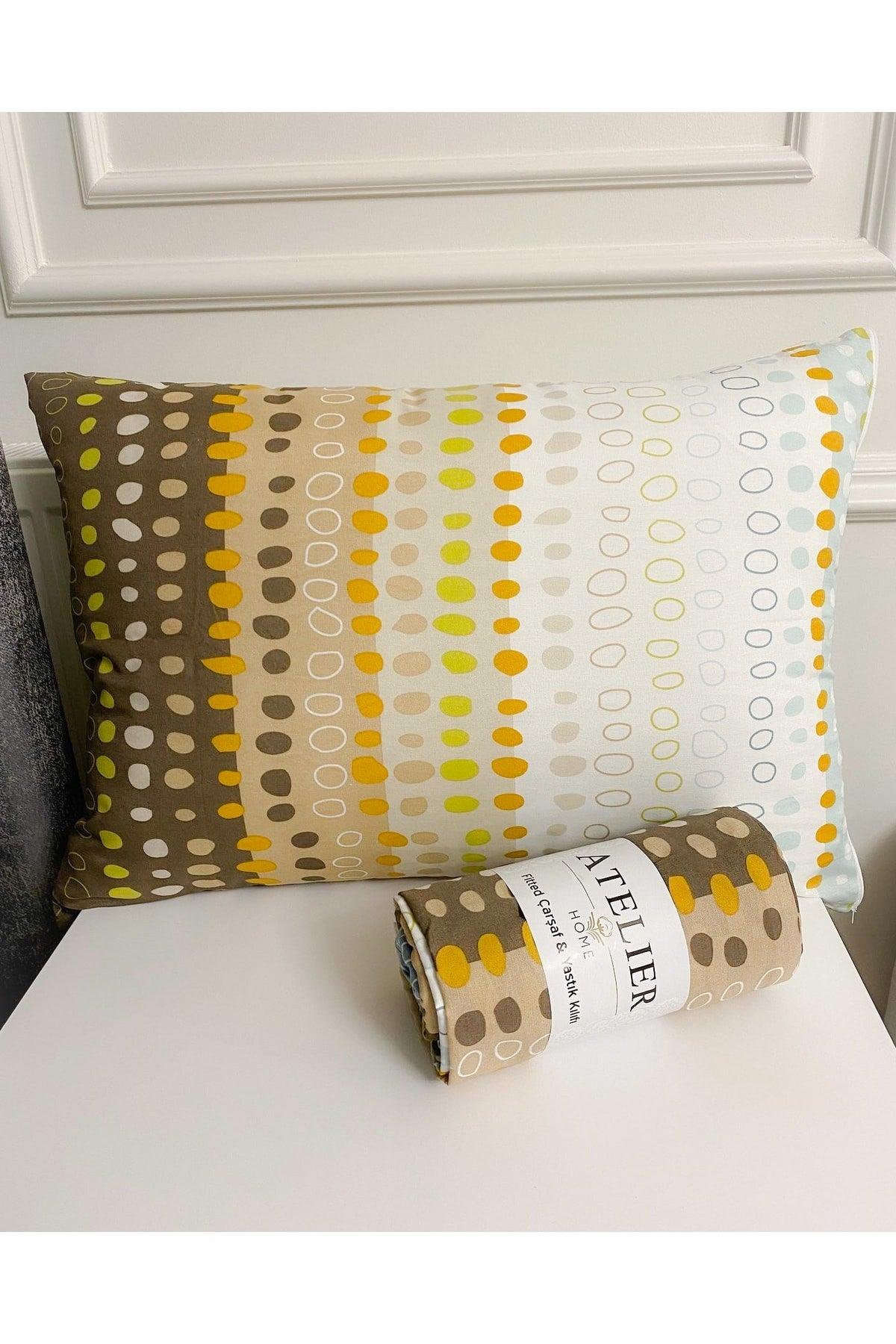 Double Elastic Bed Sheet Set with Pillows