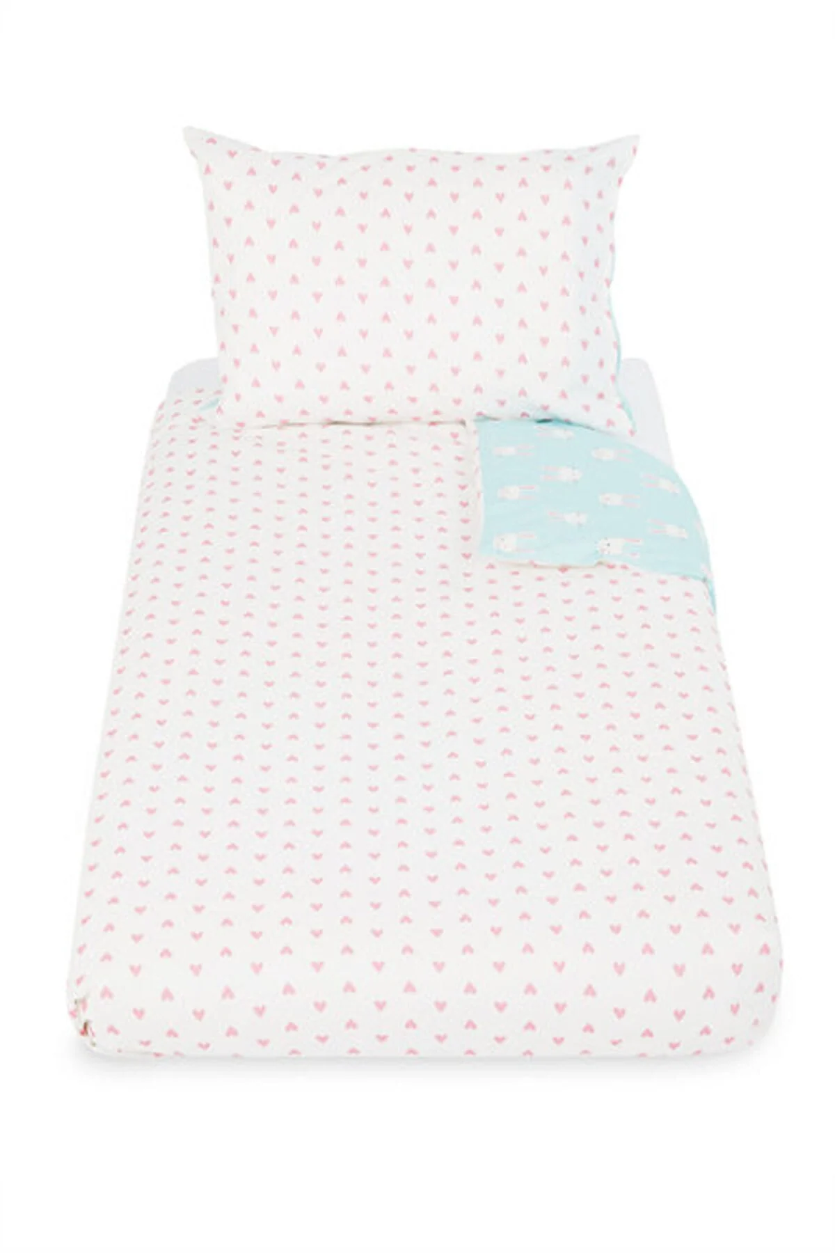 Double-Sided Baby Bedding Set with Bunny Print