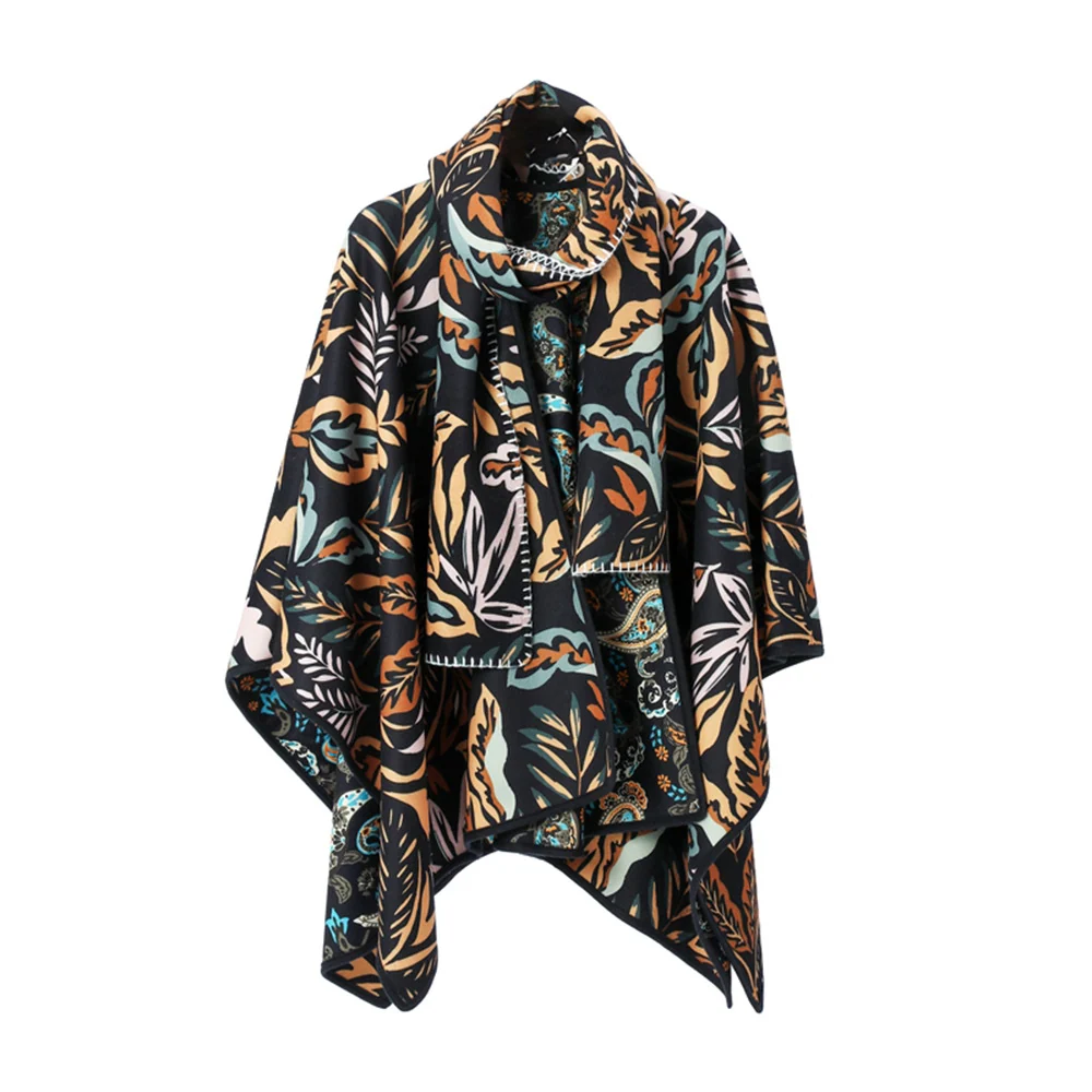 Double-Sided Paisley Shawl Scarf