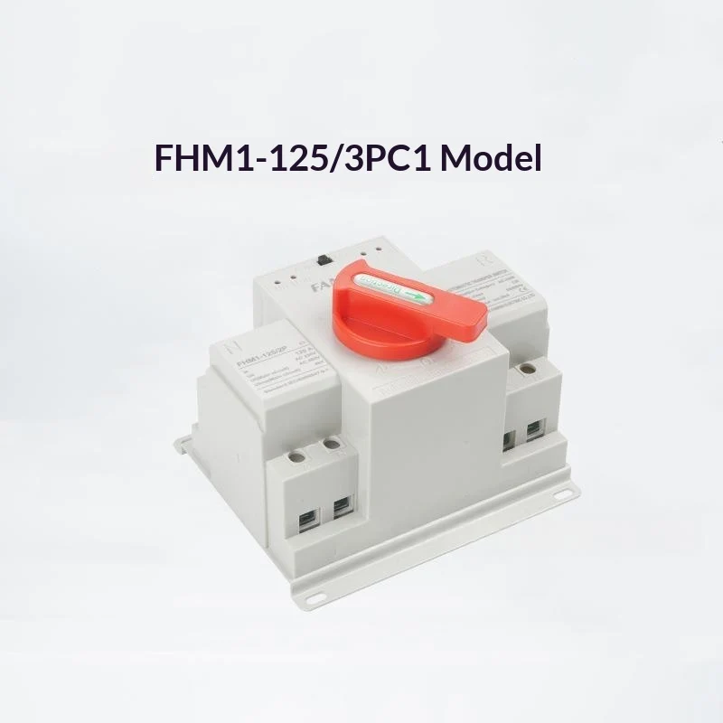 Dual Power Source Transfer Switch for Automatic Backup