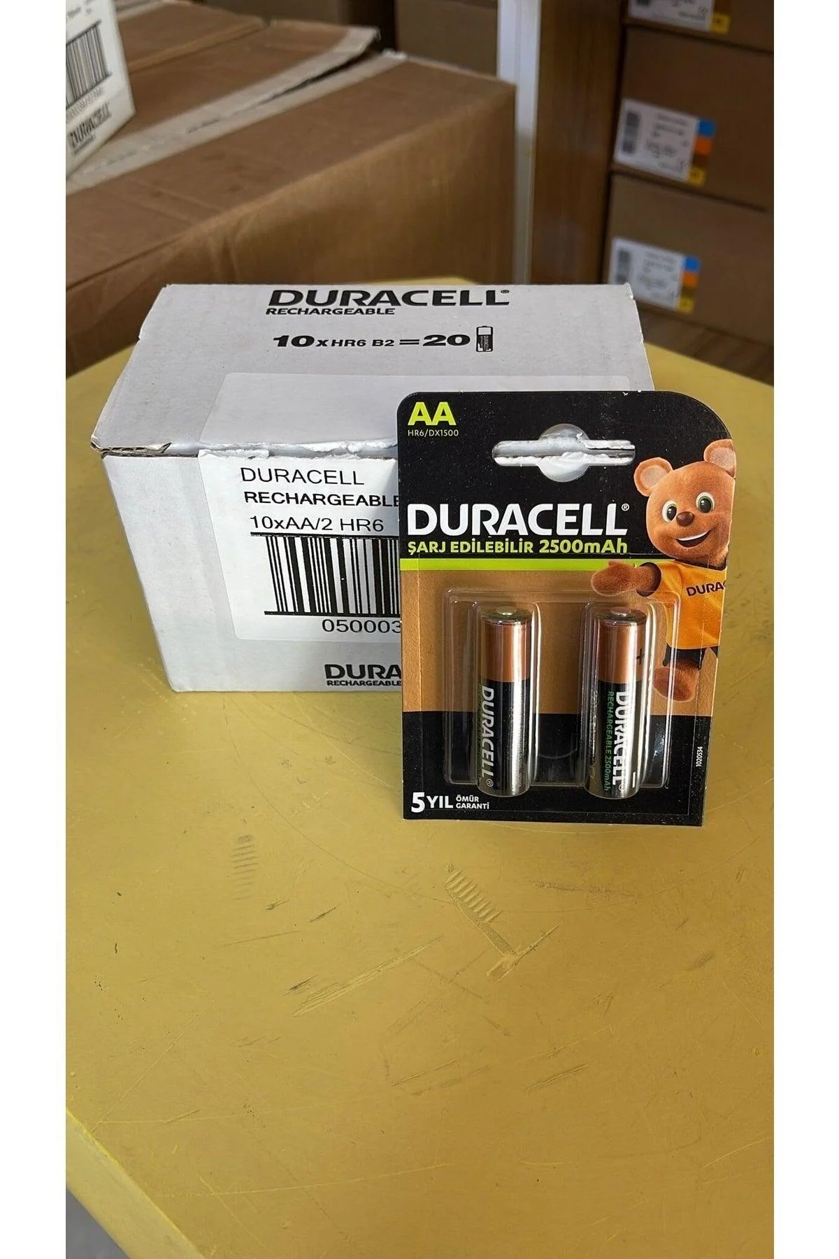 Duracell AA rechargeable batteries 2500mAh 2-pack