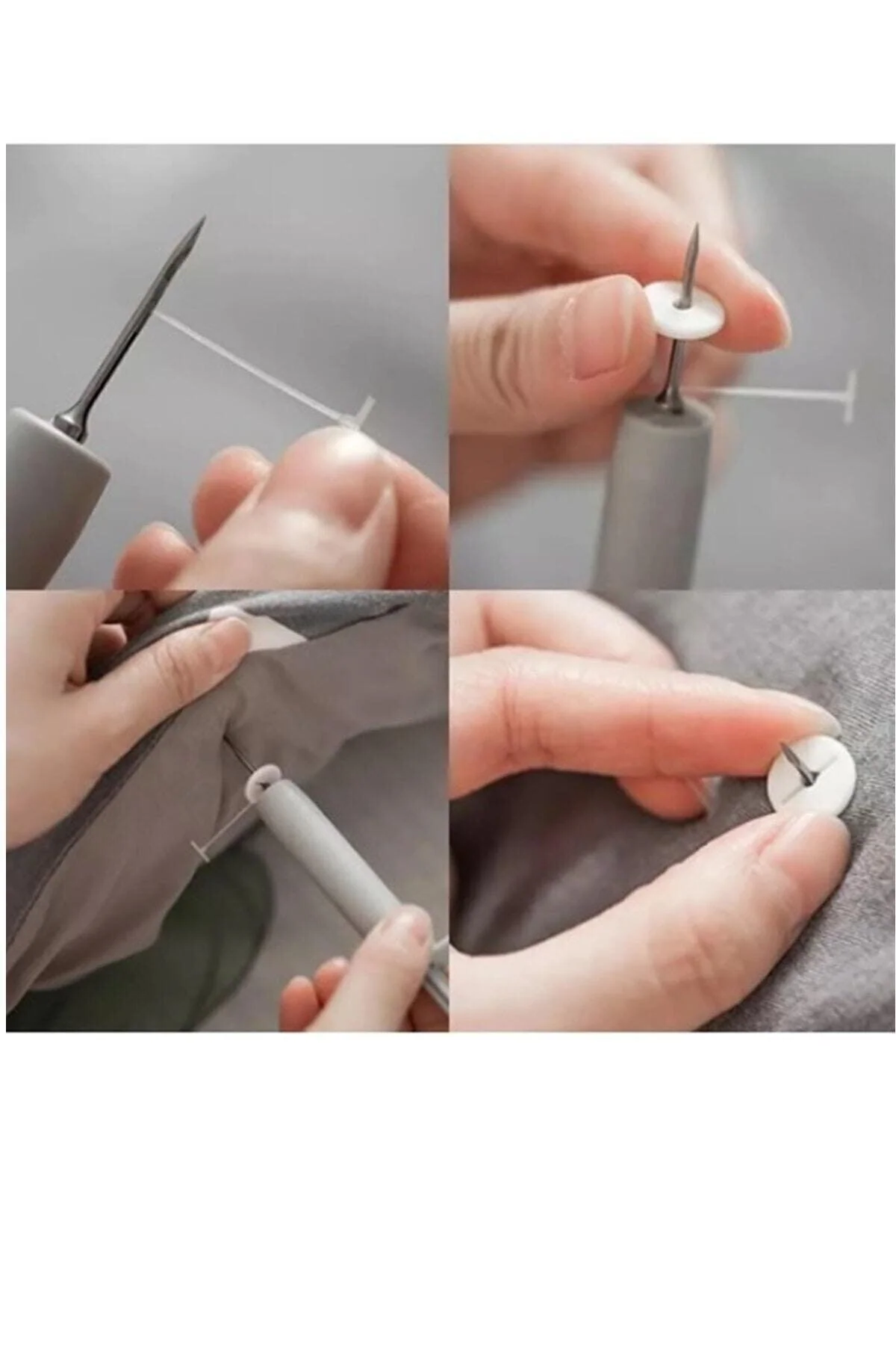 Bed Corner Clips and Fastener Set for Smooth Duvet Covers