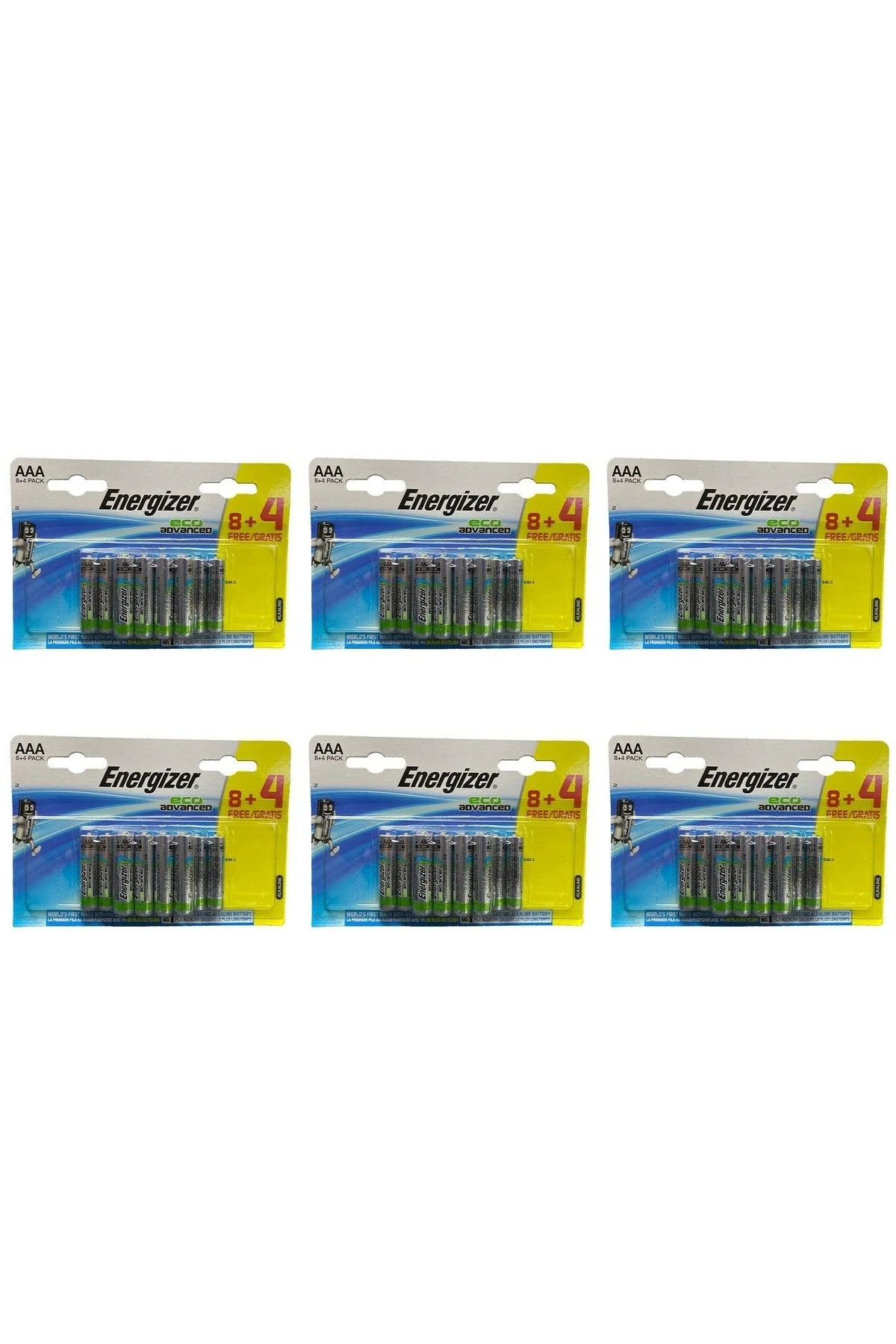 Eco-Friendly AAA Alkaline Batteries - 14 Count