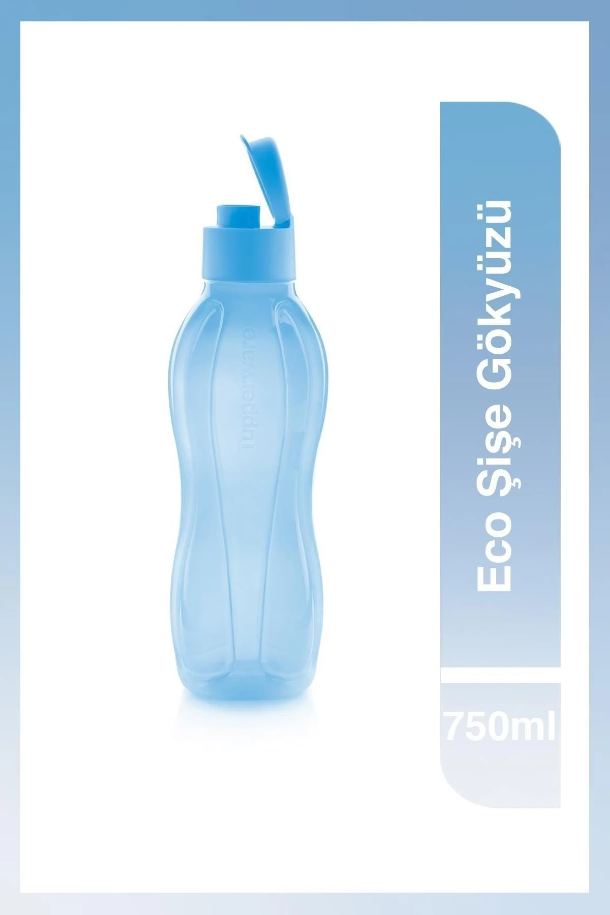 750ml eco-friendly insulated bottle in sky blue for cold drinks