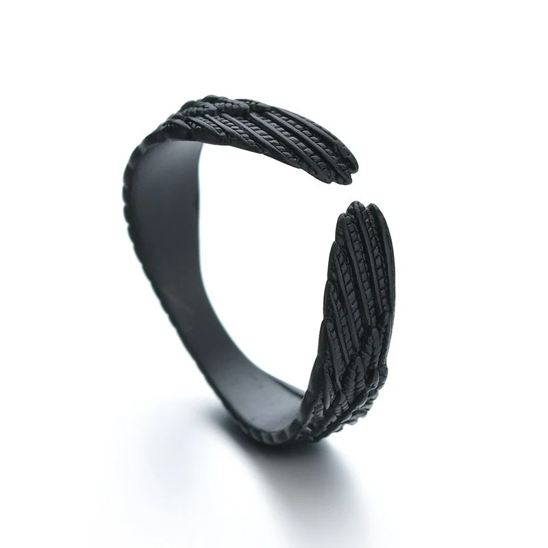 Edgy Wing Ring