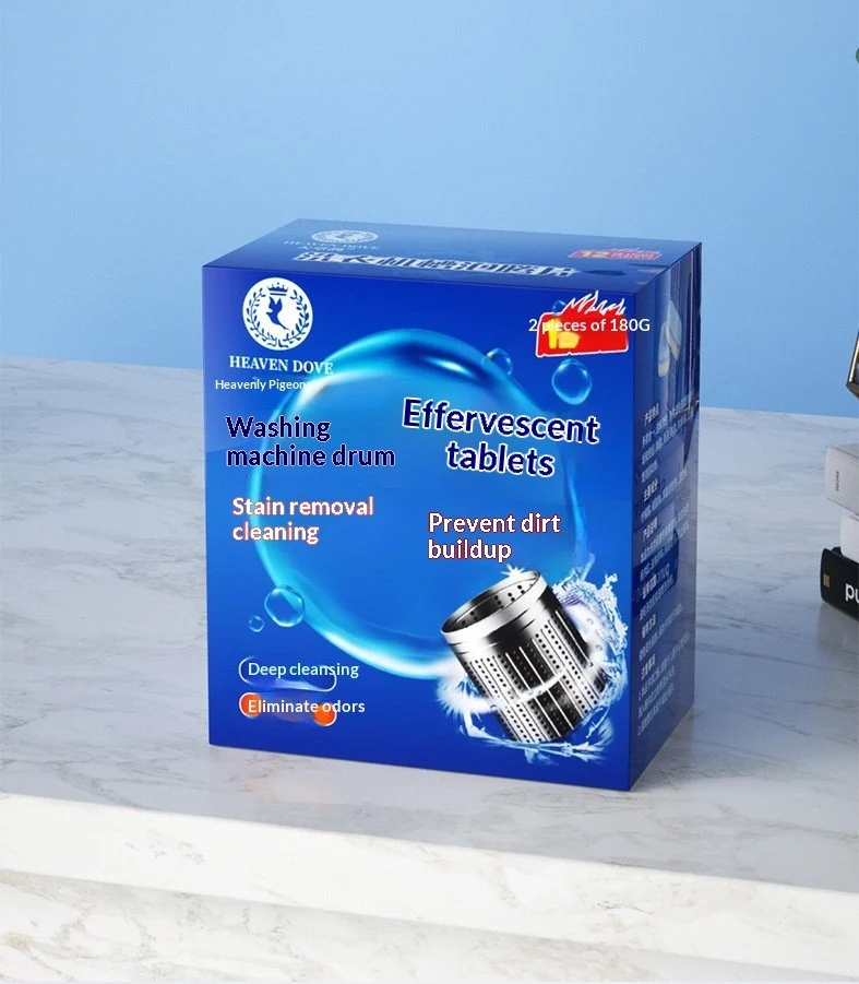 Effervescent Washing Machine Cleaning Tablets - Universal Stain Remover