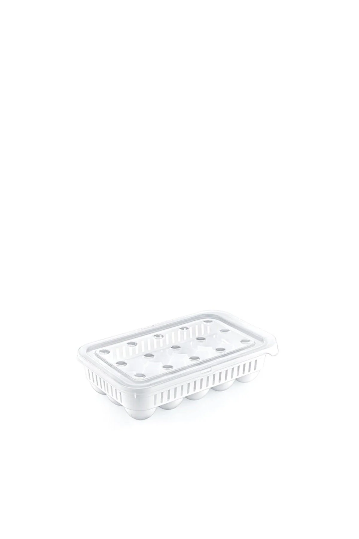 BPA-free clear plastic egg storage organizer