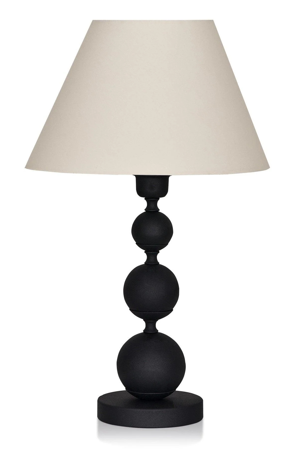 Black Cone Lampshade in Cylinder or Cone Shape, E27 Socket