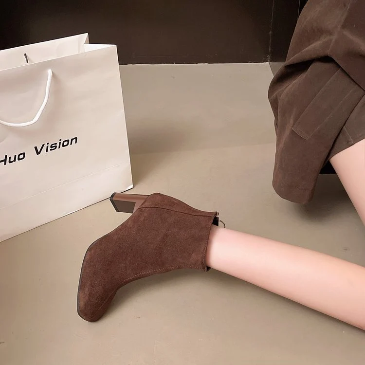 Elegant Block Heel Boots