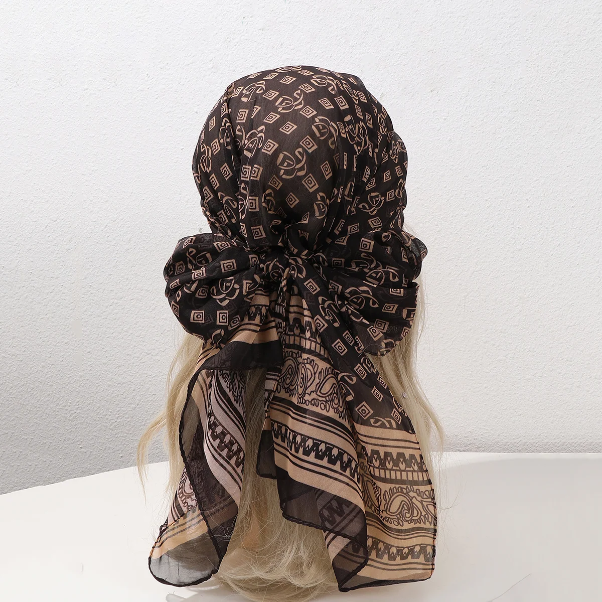 Elegant Coffee Shawl