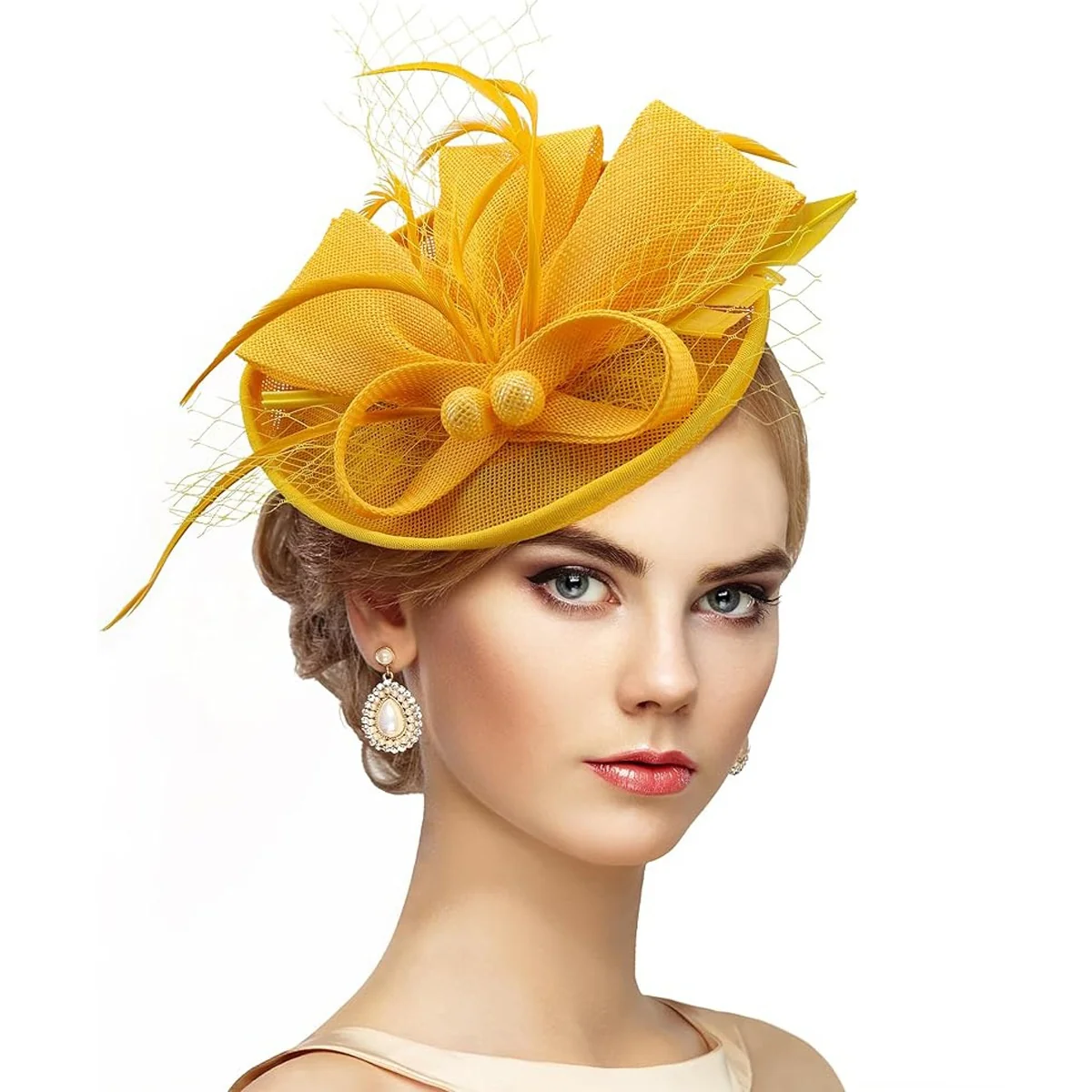 Elegant Feather Hat