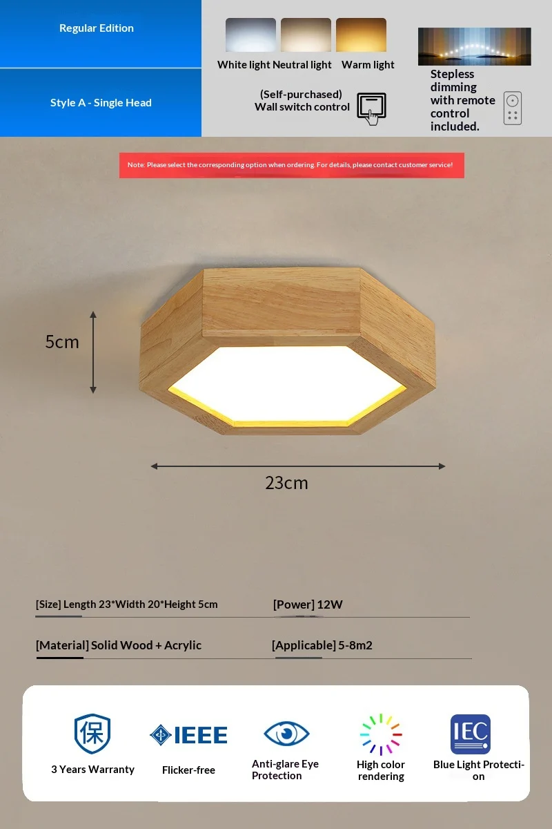 Elegant Nordic Ceiling Light for Entryways