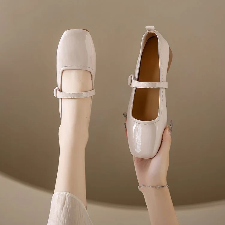 Elegant Square Toe Pumps