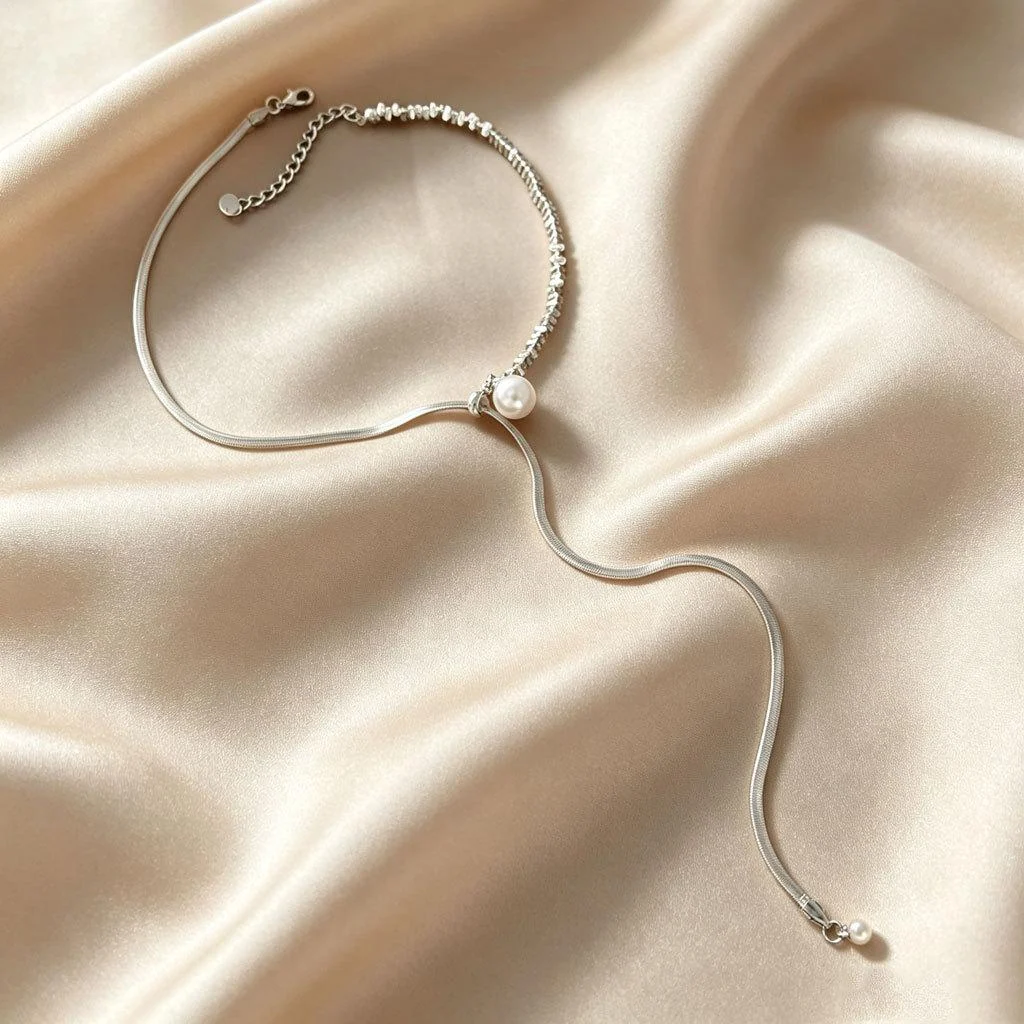 Elegant Tassel Long Necklace Accessory