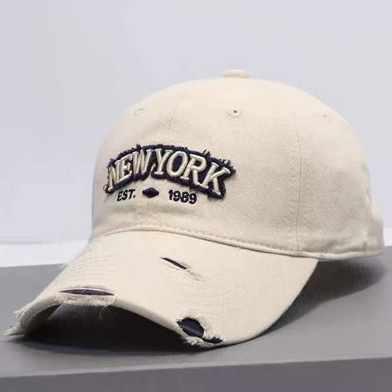 Embroidered Denim Cap