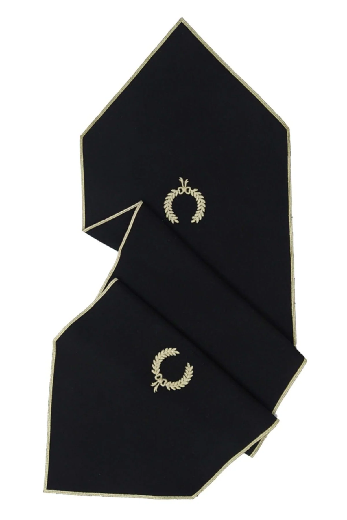 Elegant Embroidered Linen Table Runner for Daily Use - Washable, Ironable, and Wipeable