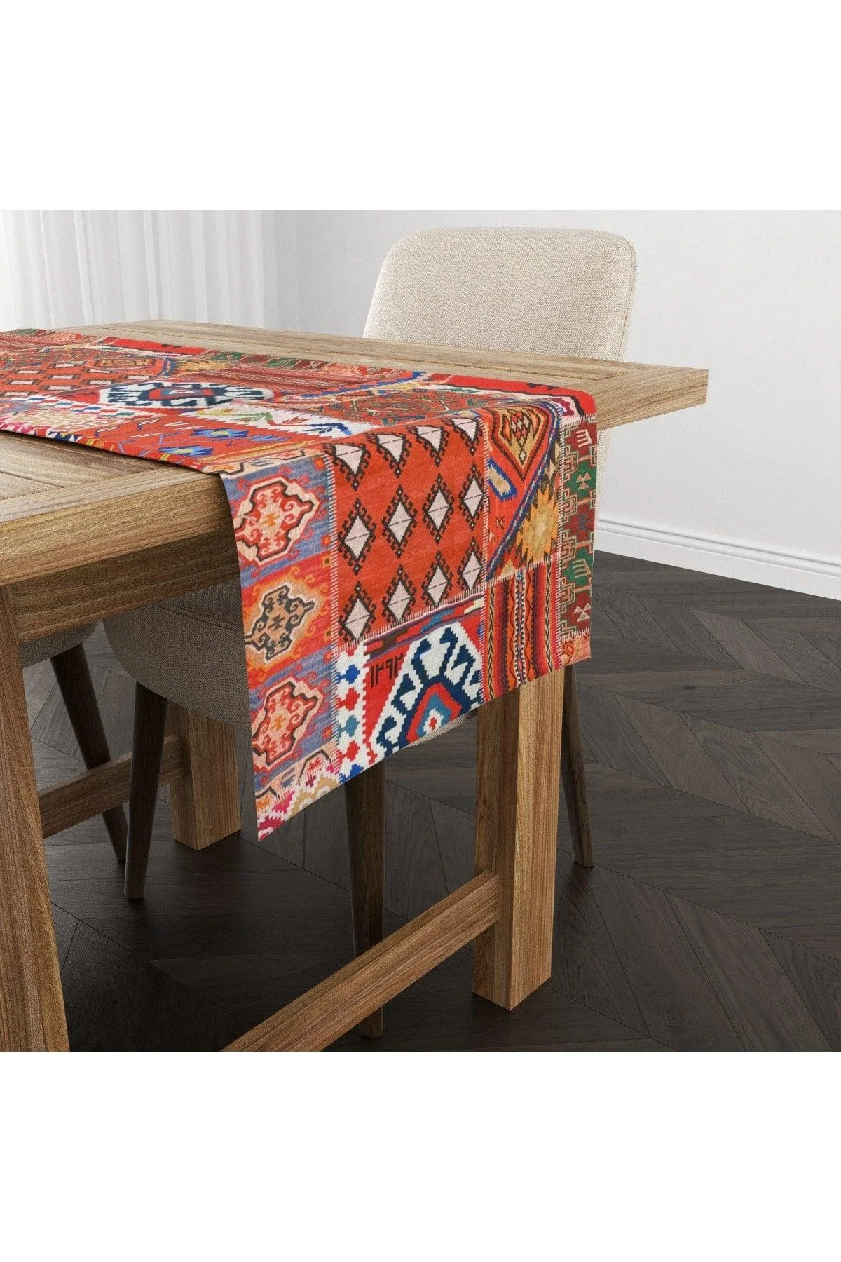 Washable and Stain-Resistant Runner Rug for Decorative Flooring