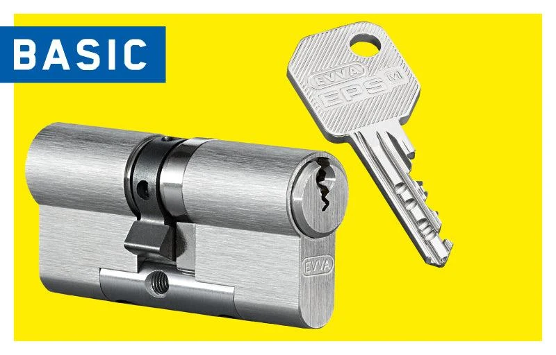 High-security lock cylinder with patented magnet technology 3 keys