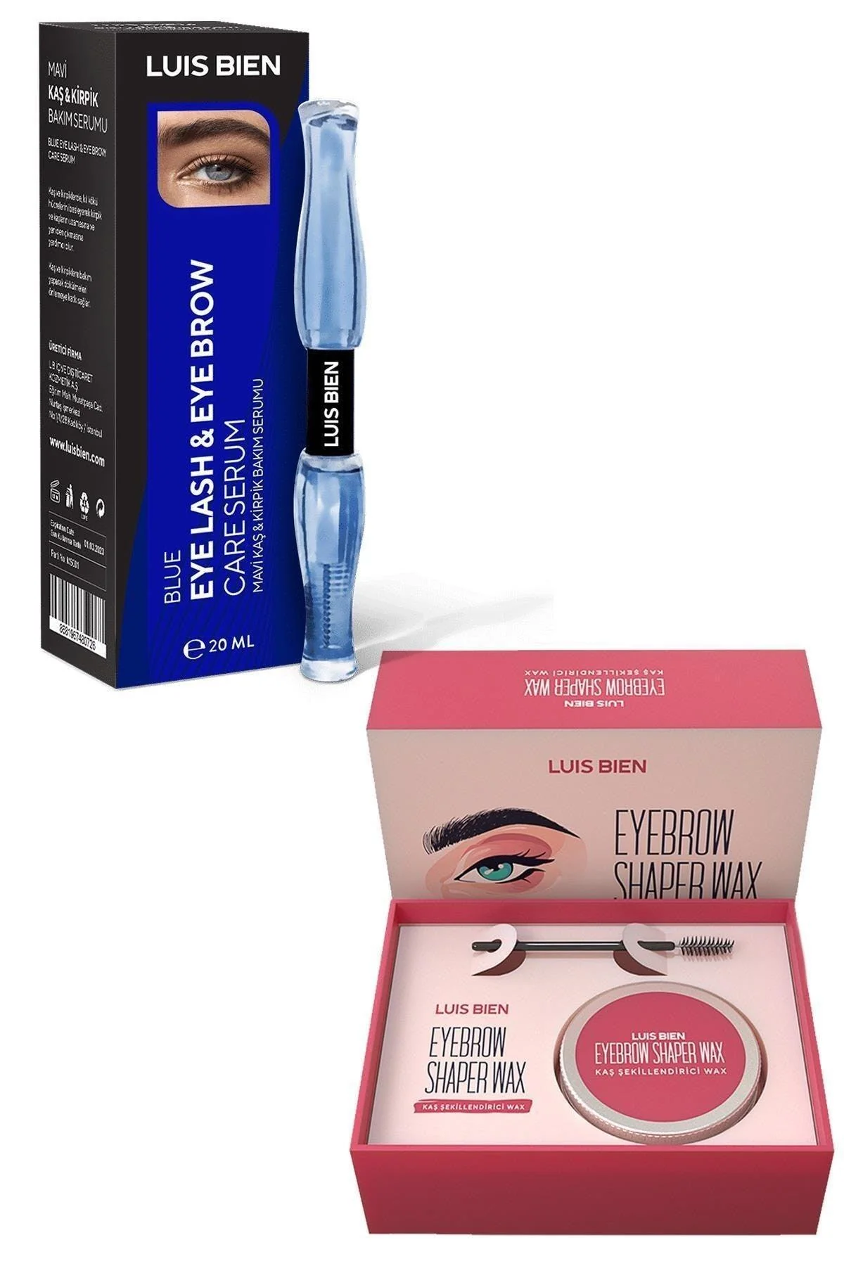 Eyebrow Shaping Wax and Conditioning Serum Set