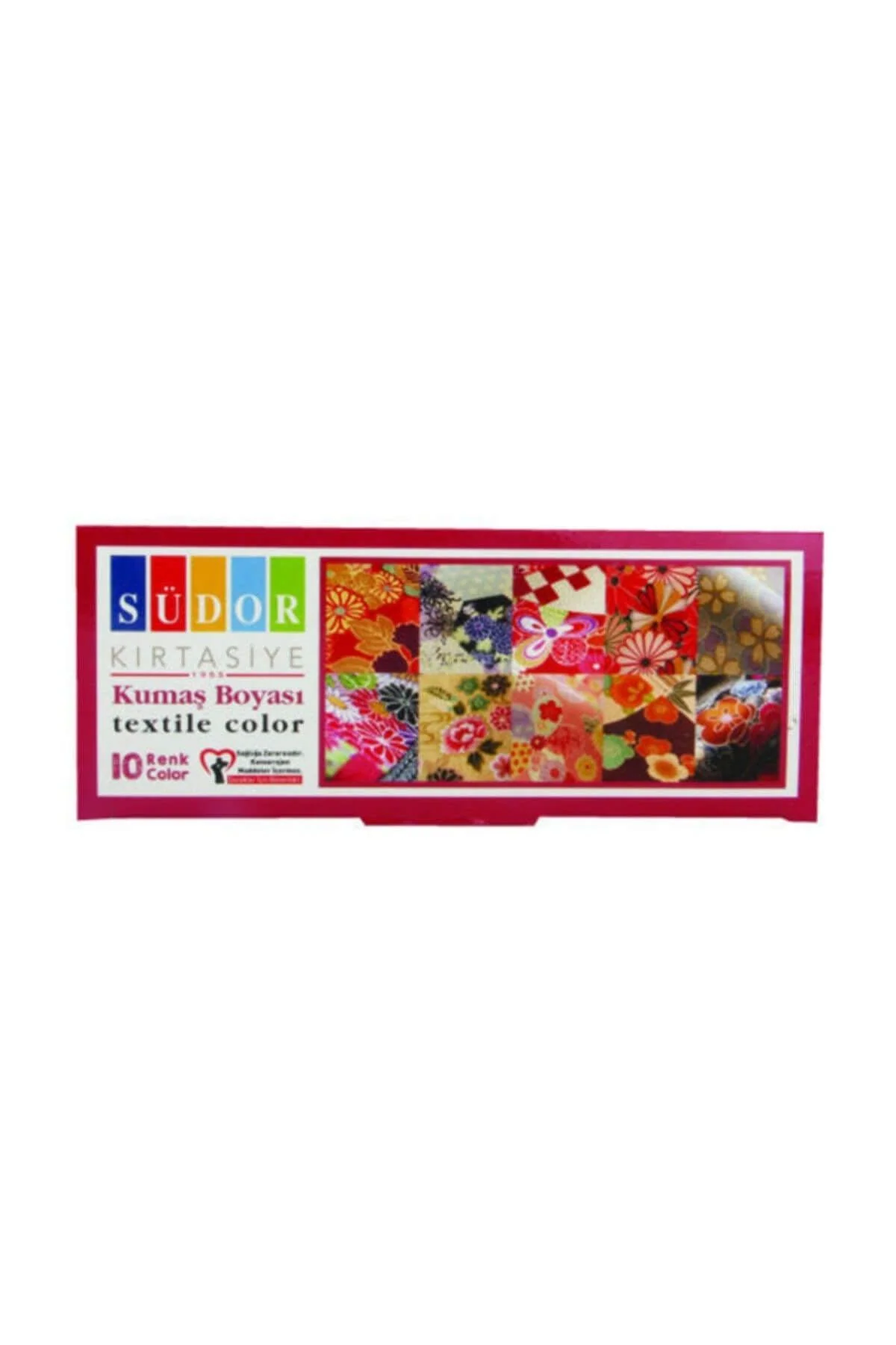 Fabric Paint Set with 10 Vivid 25ml Colors for Custom Designs