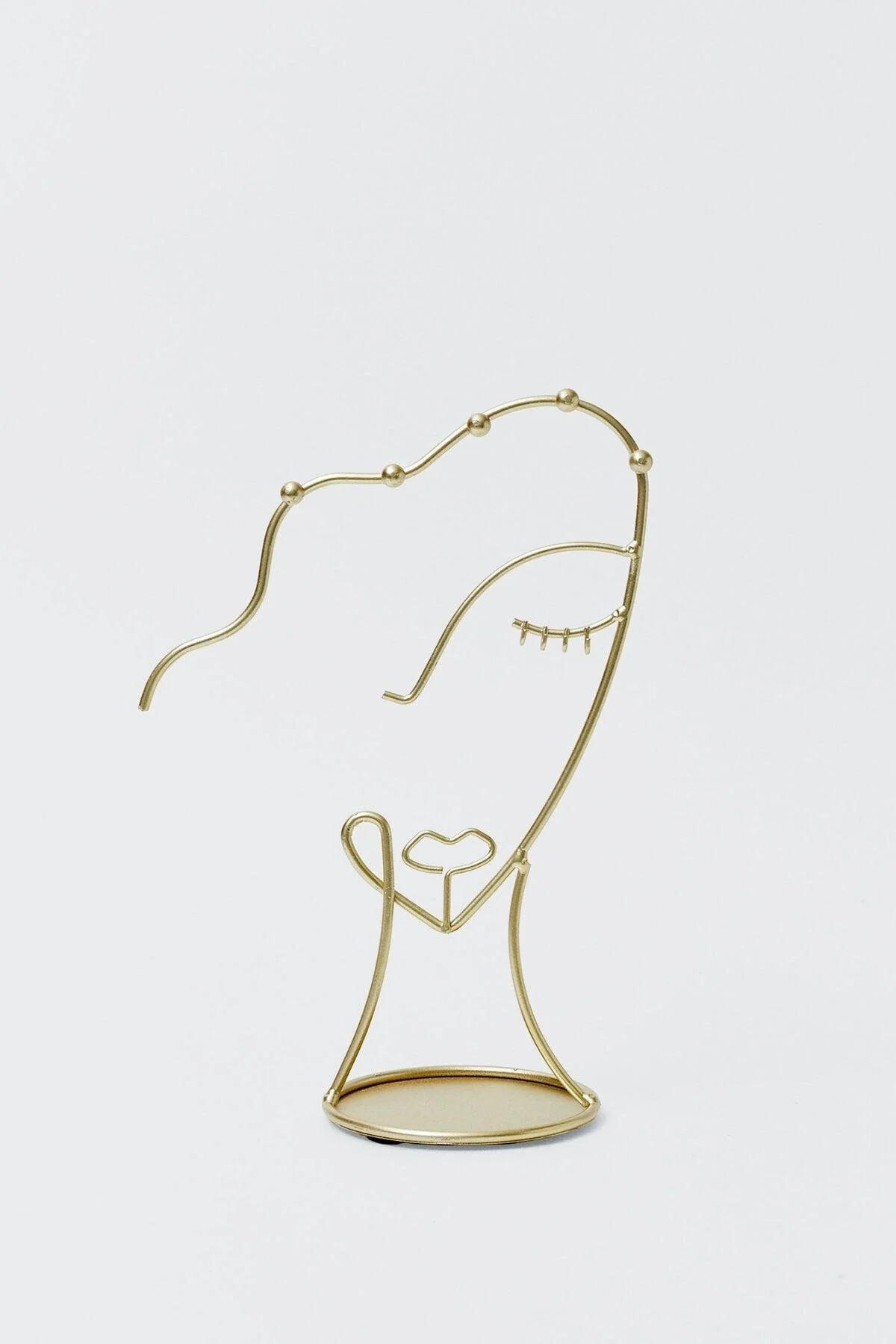 Face-shaped jewelry box made of steel