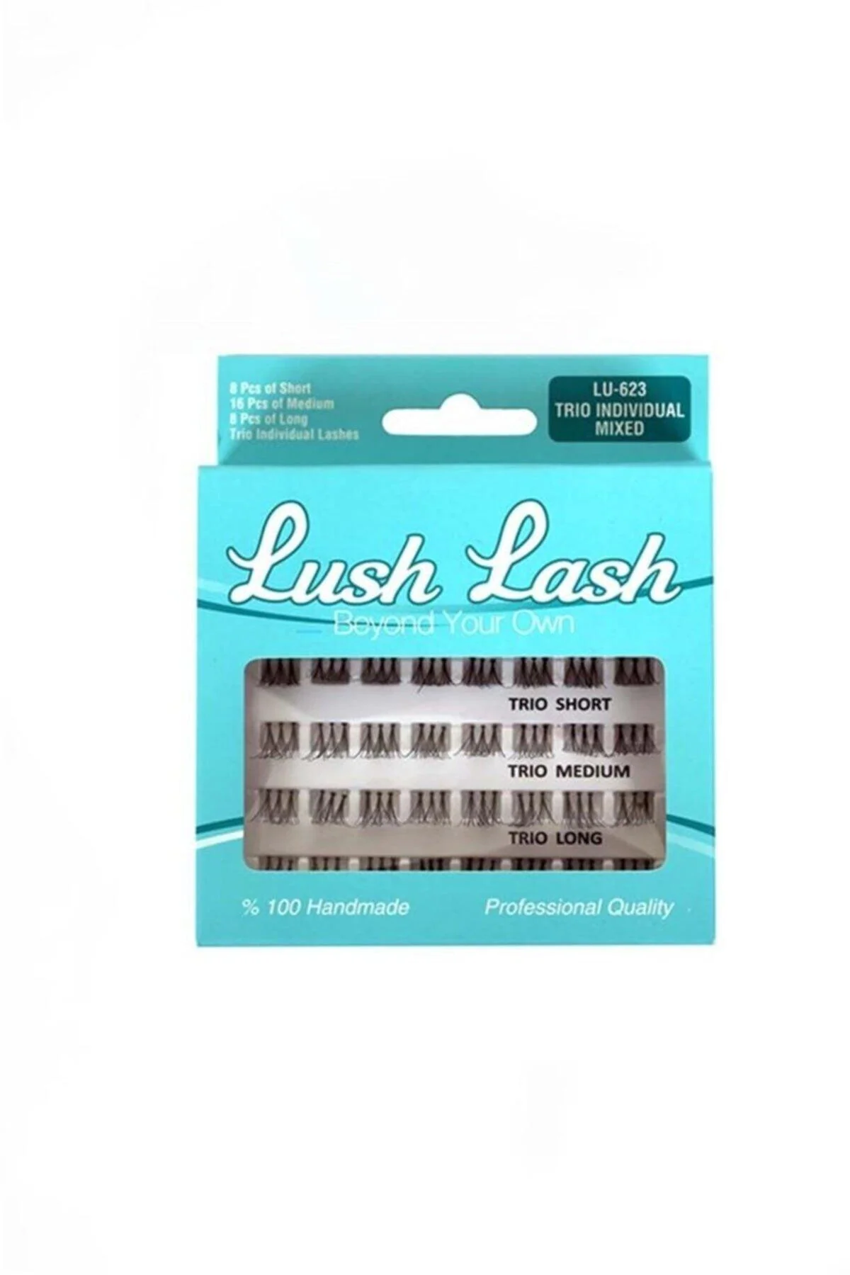 Handmade Natural False Eyelashes Set with Mixed Lengths