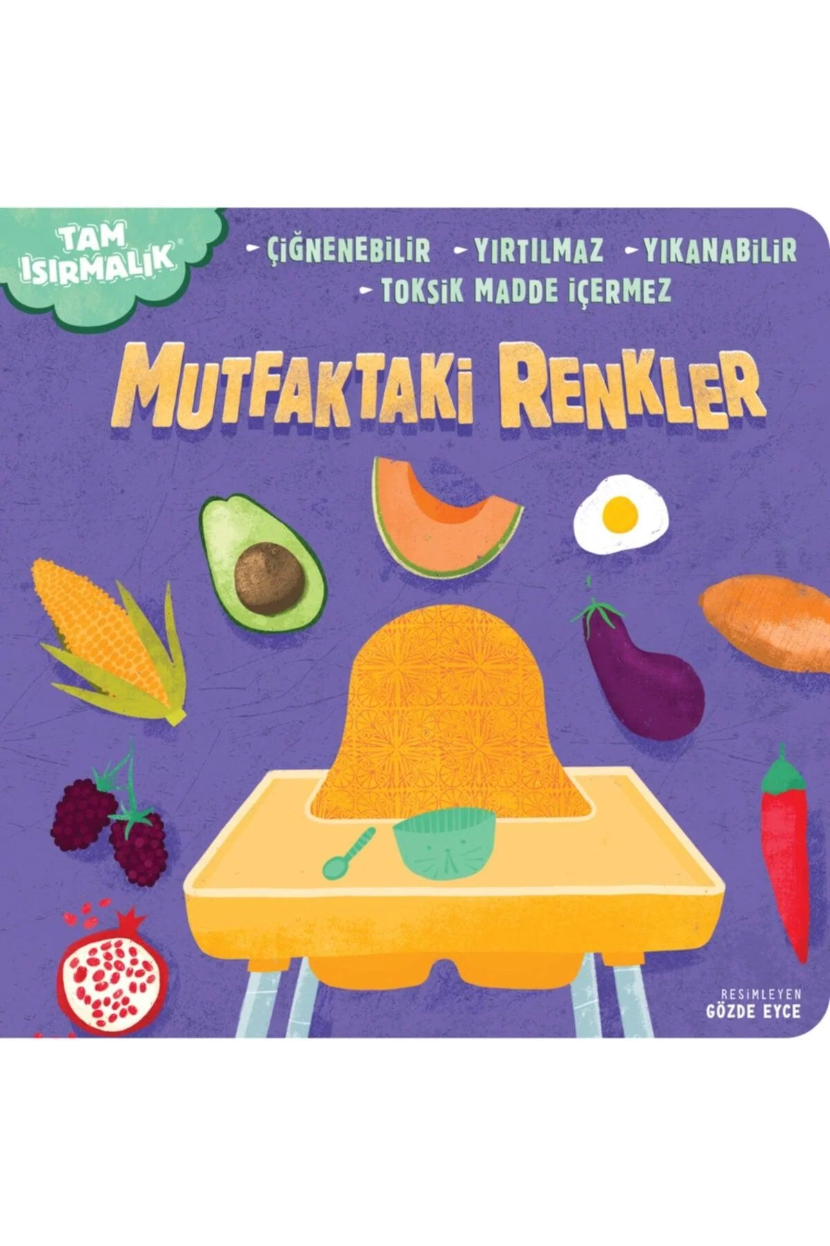 Baby's First Learning Book: 10-Page Anti-Toxic, Waterproof Educational Toy Book