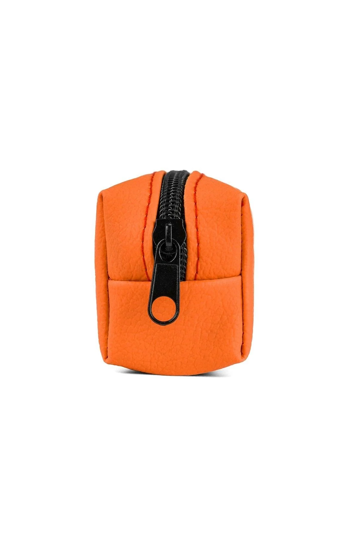 Faux leather pencil case with hard plastic interior