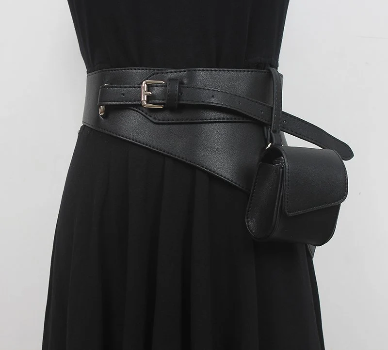 Faux Leather Waist Bag