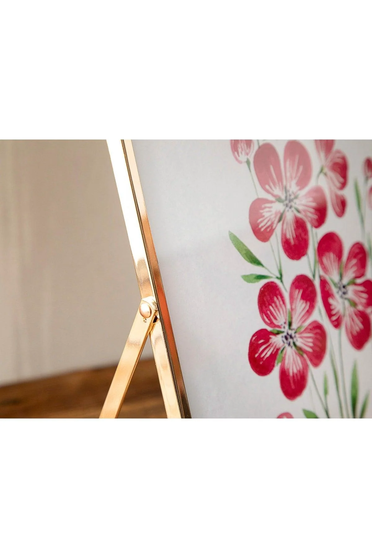 Gold Metal Photo Frame 20x25 cm – Yellow Finish