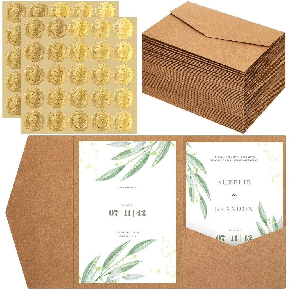 Festive Wedding Invites