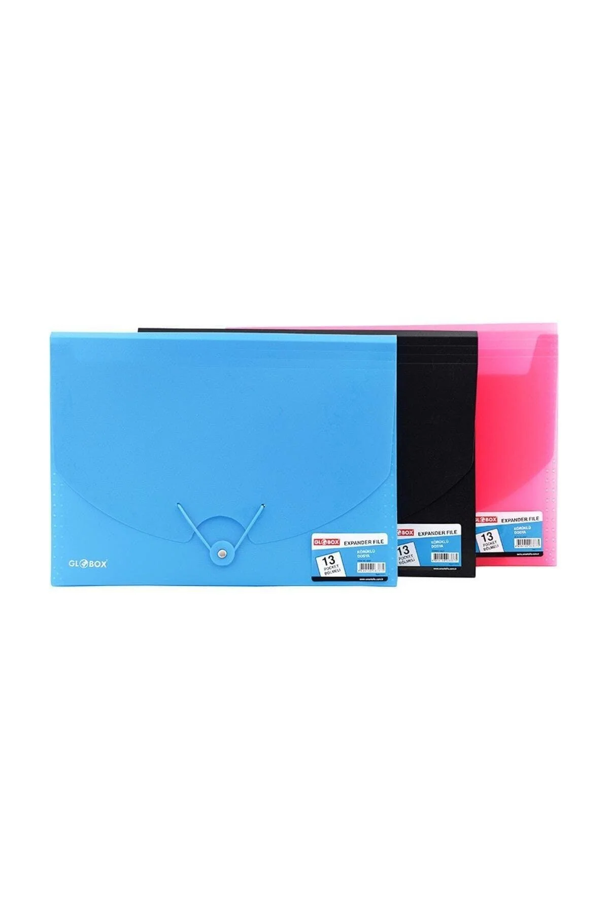 13‑Compartment File Organizer – Mixed Colors