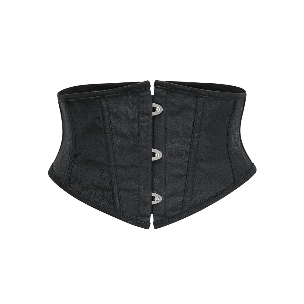 Fishbone Corset with 3-Clasp Closure